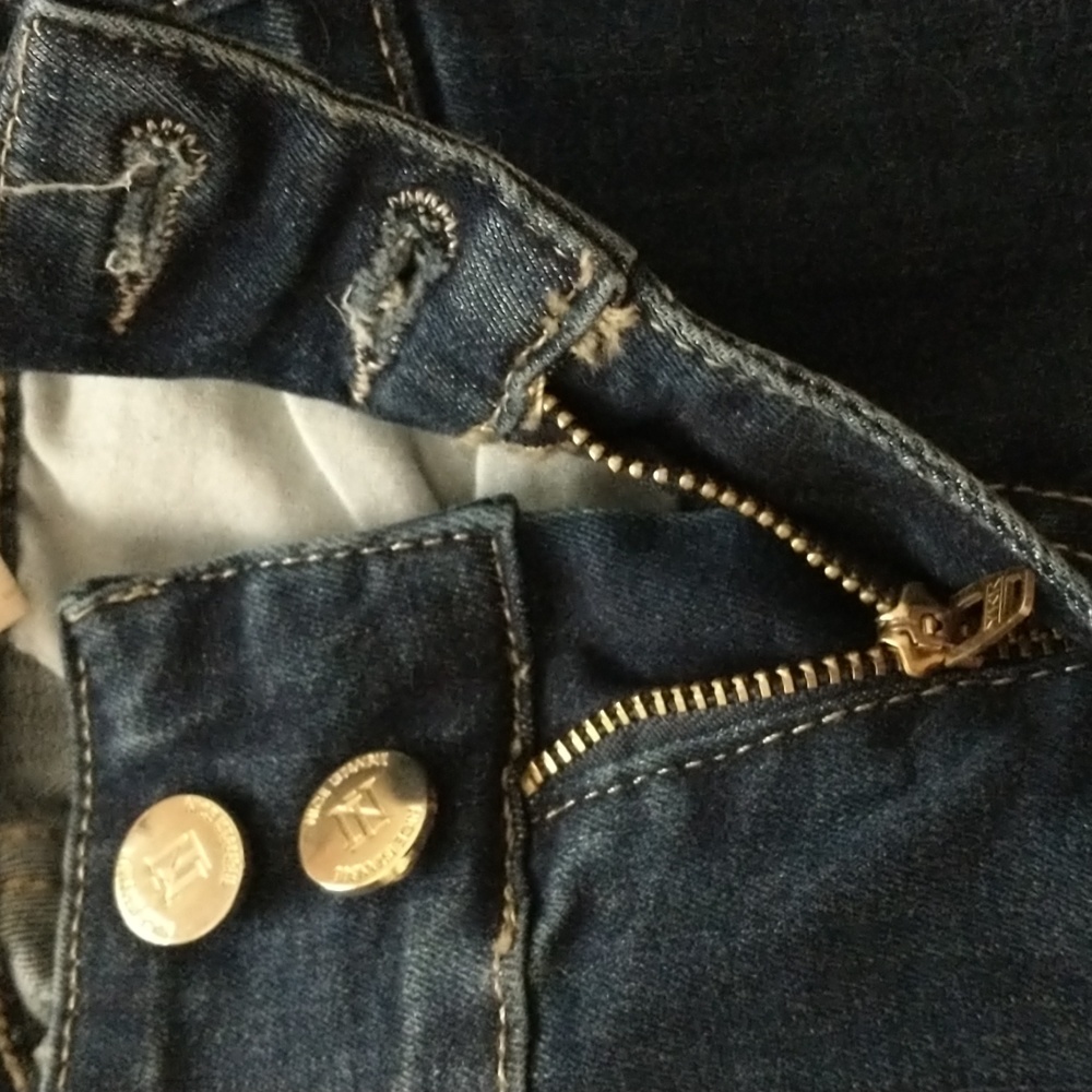 Skinny jeans, Nice Istanbul, Turkish, heavily jeweled jeans, European 40, NWT - Picture 11 of 14